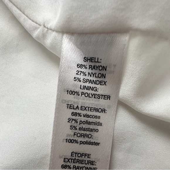 NWOT CHICO'S Retro Belted Ponte Jacket Sz 1 (Women's Sz 8-10) Ecru/Cream - Picture 9 of 10